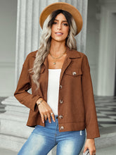 Women's fashion versatile jacket corduroy jacket