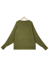 women's loose dolman sleeve sweater pullover off shoulder sweater