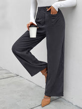 New Women's Corduroy Patch Pocket Casual Pants