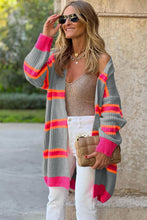 Ribbed Long Sleeve Cardigan