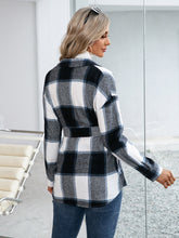 Ivy Lane Plaid Button Up Long Sleeve Shacket