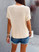 Women's new style casual solid color short-sleeved turtleneck sweater