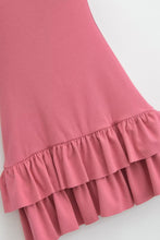 Strapless Ruffle Hem Dress