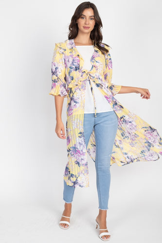 Ruffle Cardigan Robe