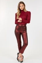 Skinny Vinyl Ankle Pants