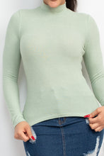 Mock Neck Long Sleeve Top