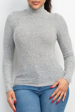 Mock Neck Long Sleeve Top