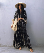 Women's Tie Dye Print Caftan Cover-Up