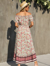 Women's Printed One Shoulder Irregular Dress