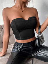 Women's sexy backless shoulder strap tube top top