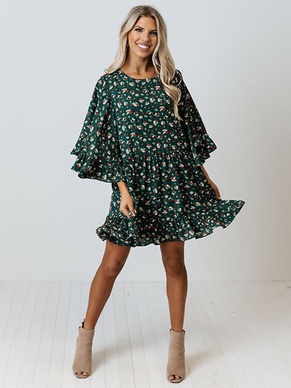 Women's Leopard Print Slouchy Fit Dress