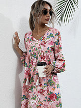 Women's long -sleeved comfortable dress