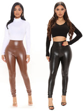 Women’s Pull-on Styling Faux Leather Legging