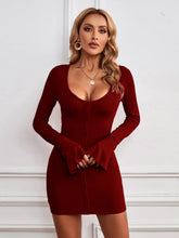 Women’s Solid Color Keep Me Cozy Sweater Mini Dress