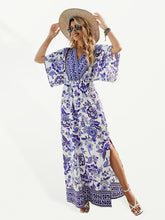 Women's Floral Print Vacation Maxi Dress