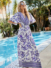 Women's Floral Print Vacation Maxi Dress