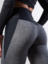 Ladies Stitching Hip Lifting High Waist Sweatpants Yoga Pants