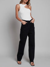 Women's knitted sexy ribbed tight sleeveless hollow all-match jumpsuit