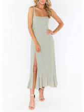 Women's Elegant and Fashionable Commuter Slit French High-end Sense Dress