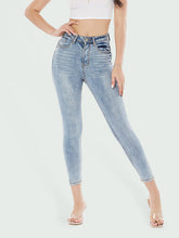 Women's Stretch Washed Slim Calf Jeans