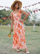 Women's Sling Floral Resort Long Dress