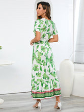 Women's Vintage Exotic Print Long Dress