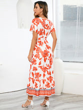 Women's Vintage Exotic Print Long Dress