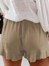 Women's Woven Casual High Waist Loose Straight Shorts