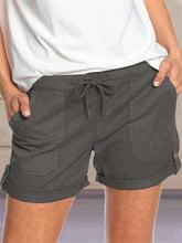 Women's Woven Casual Loose Straight Shorts