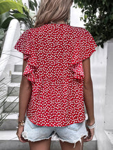 Women's Boho Tops Floral V Neck Short Sleeves Casual T-Shirt Shirt