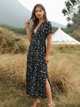 Summer Casual Vacation Women's Ruffle Floral Bohemian Dress