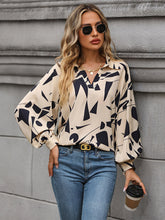 women's long sleeve printed shirt