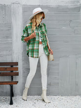 New fashionable plaid woolen jacket for autumn and winter