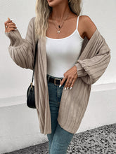 New women's long sleeve solid color cardigan sweater