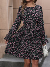 Women's long sleeve printed dress
