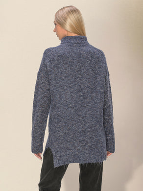 Women's Casual Loose Side Slit Sweater