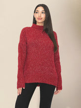 Women's Casual Lapel Drop Shoulder Loose Sweater